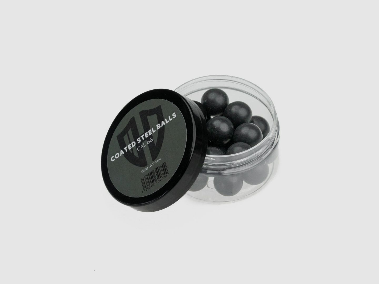 20 x COATED STEEL BALLs | 10,5g | EXTREM HART | HDR68 | HDS68 | HDX68 | HDB68 | AEA Zeus Cal.68 | Cal.68