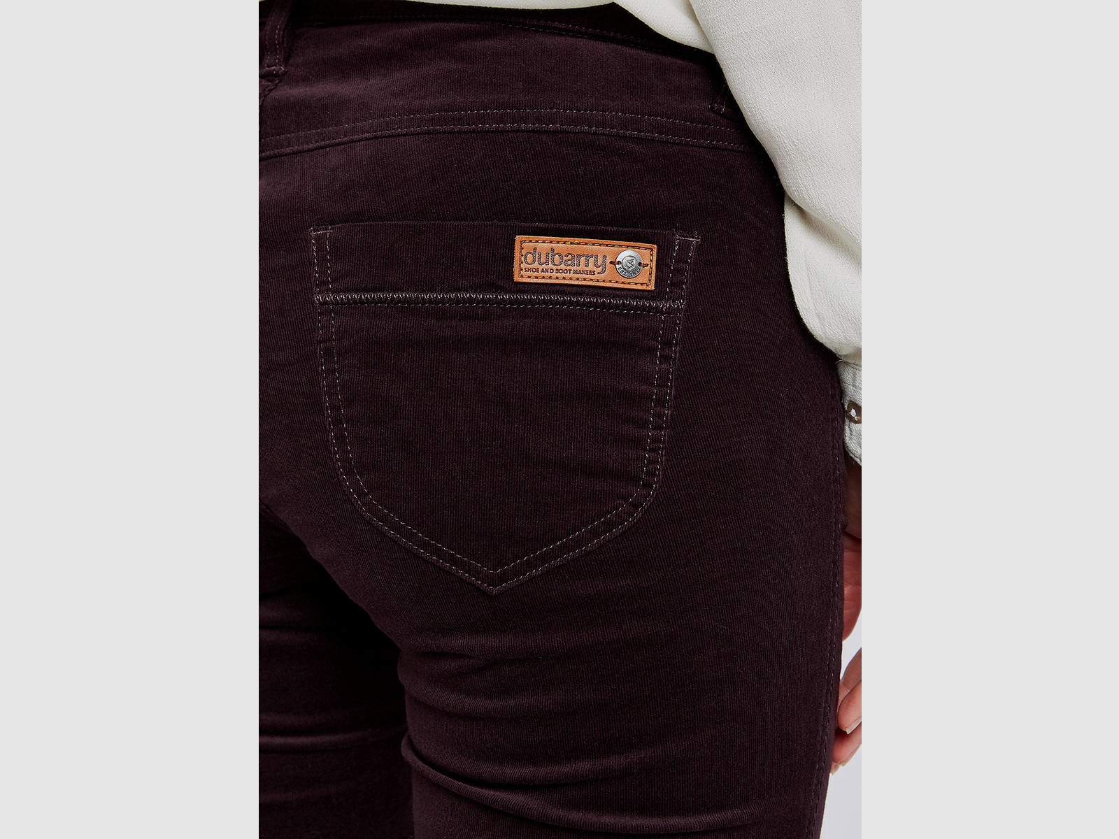 Dubarry of Ireland Pantalon en velours côtelé Honeysuckle ruby