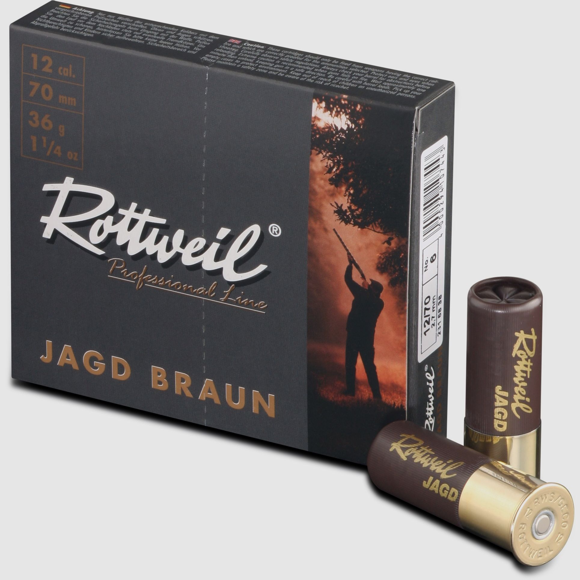 ROTTWEIL Jagd 12/70 3,5mm Plastik, 10er Packung