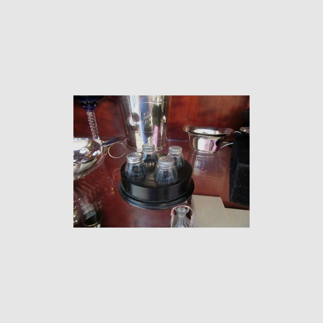 Christofle Silber Salieren Art Deco Streuer Salz Pfeffer