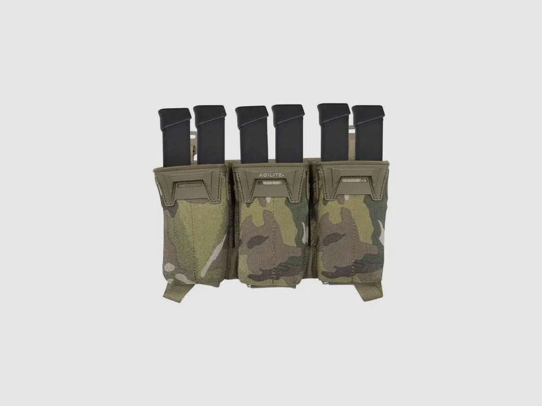 Pincer Placard Multi-Caliber Triple Mag Pouch (Black) Agilite, afbeelding 3 van 6
