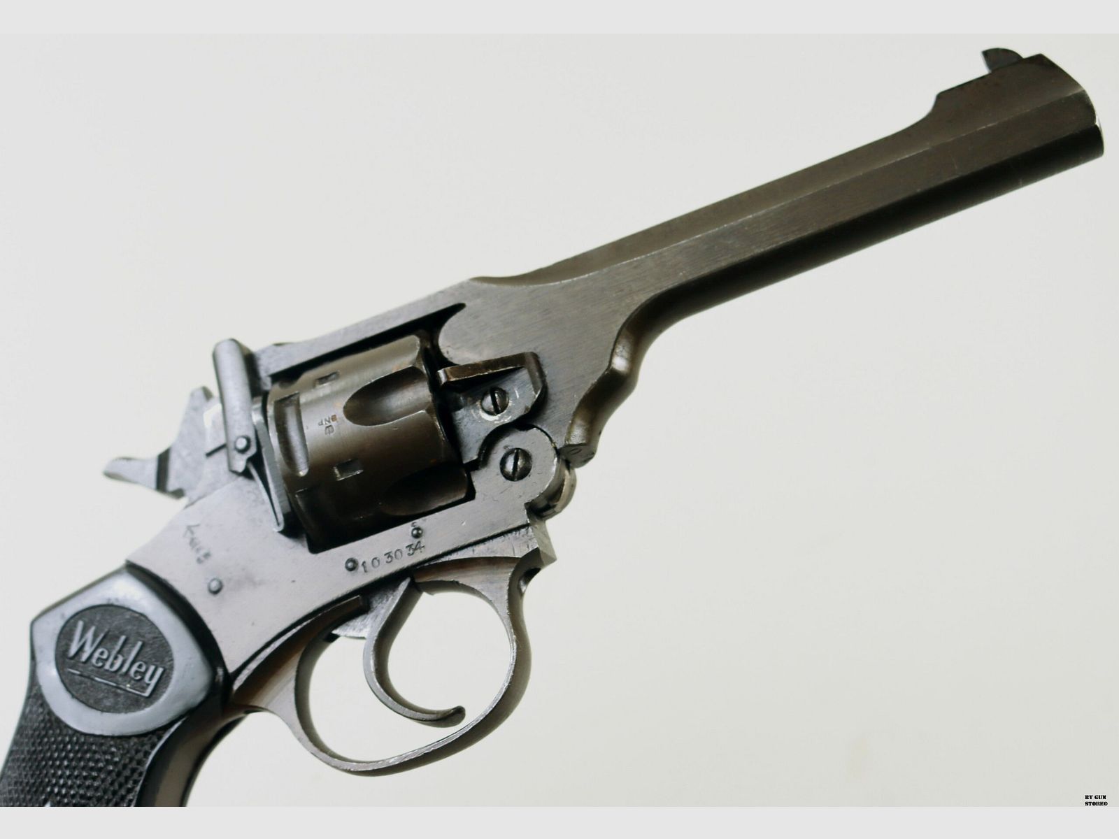 Revólver Webley & Scott mod. Mark IV cal. 38 n.º de serie 103034, imagen 8 de 10