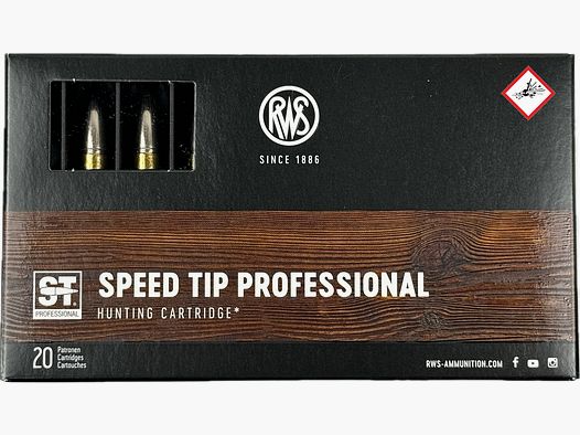 RWS cartuccia da caccia S-TIP PRO cal. .308 Win 165grs/10,7g