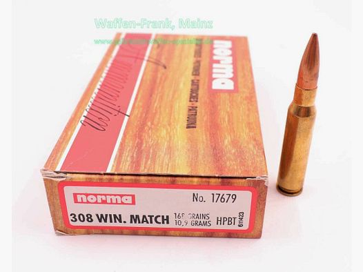 Norma Büchsenpatronen .308Win Match