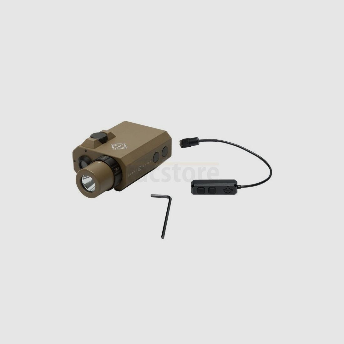 Sightmark LoPro Mini Combo Torcia & Mirino Laser Verde - Dark Earth, immagine 9 di 10