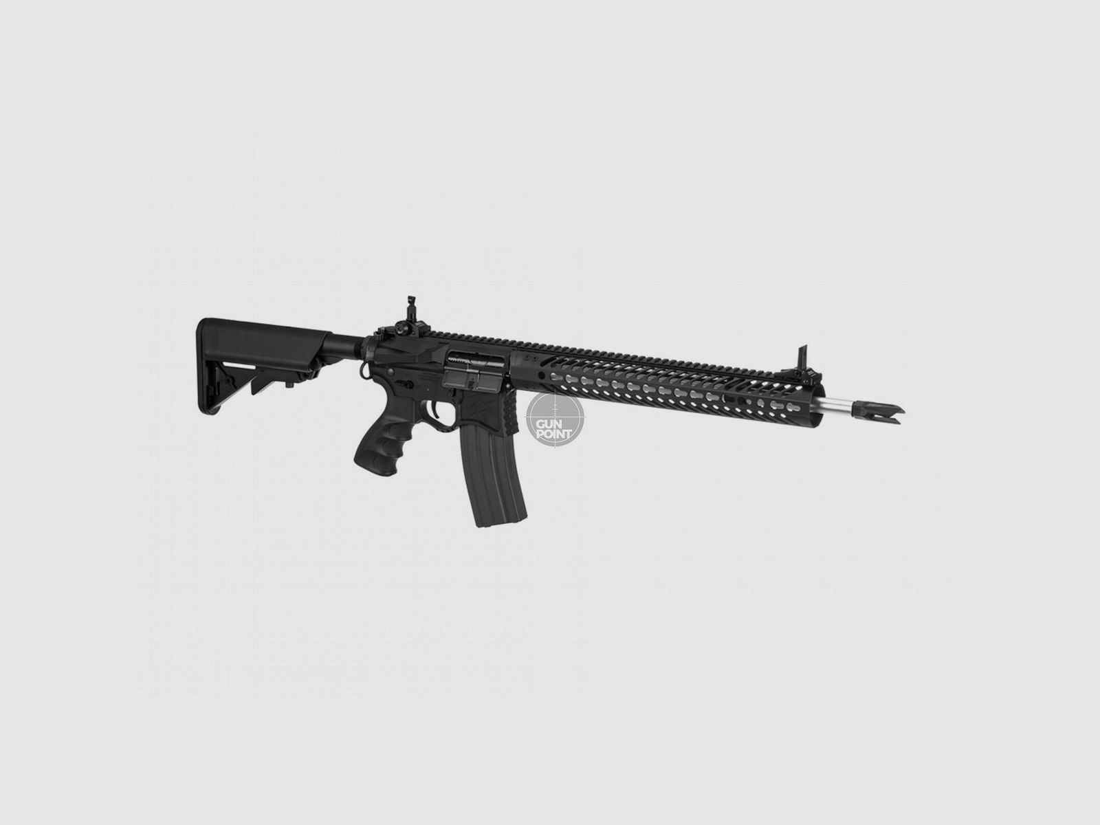 Softair - Gewehr - G & G - Seekins Precision AR15 SBR8 - ab 18, 0,5 J -Schwarz
