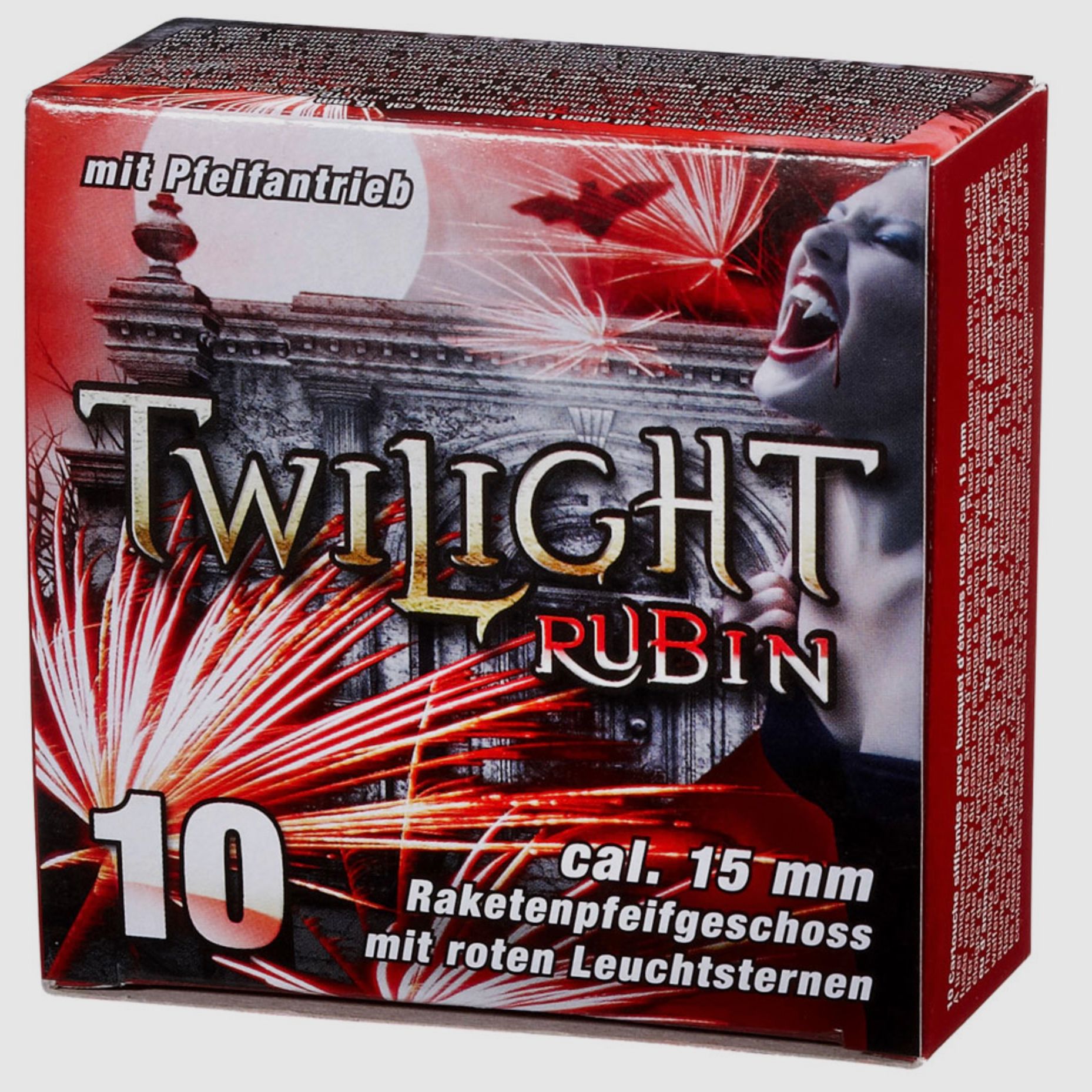 Umarex 4.1588 Twilight Rubin Raketenpfeifgeschosse mit rotem Leuchtstern Pyrotechnik Pyro