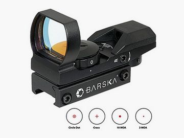 Barska Holographic Sight 4 Reticles Adjustable