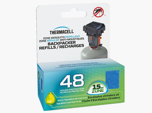 Mosquito Repellent Refill Pack M-48 for Backpacker PT-19 Thermacell