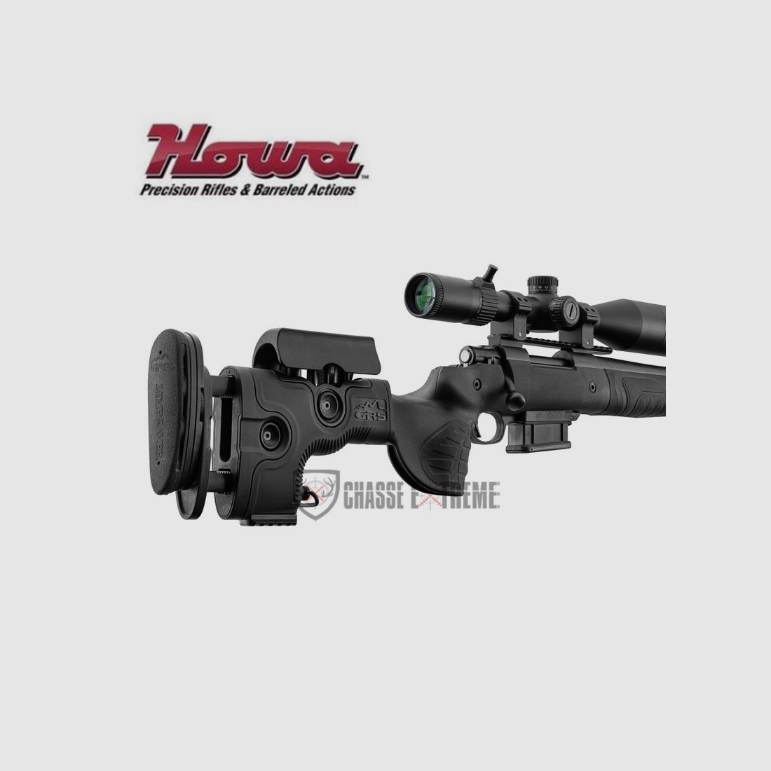 Pack Repetierbüchse HOWA 1500 GRS Bifrost 61cm Kal. 308 Win + Zielfernrohr + Zweibein + Waffenkoffer, Bild 8 von 14