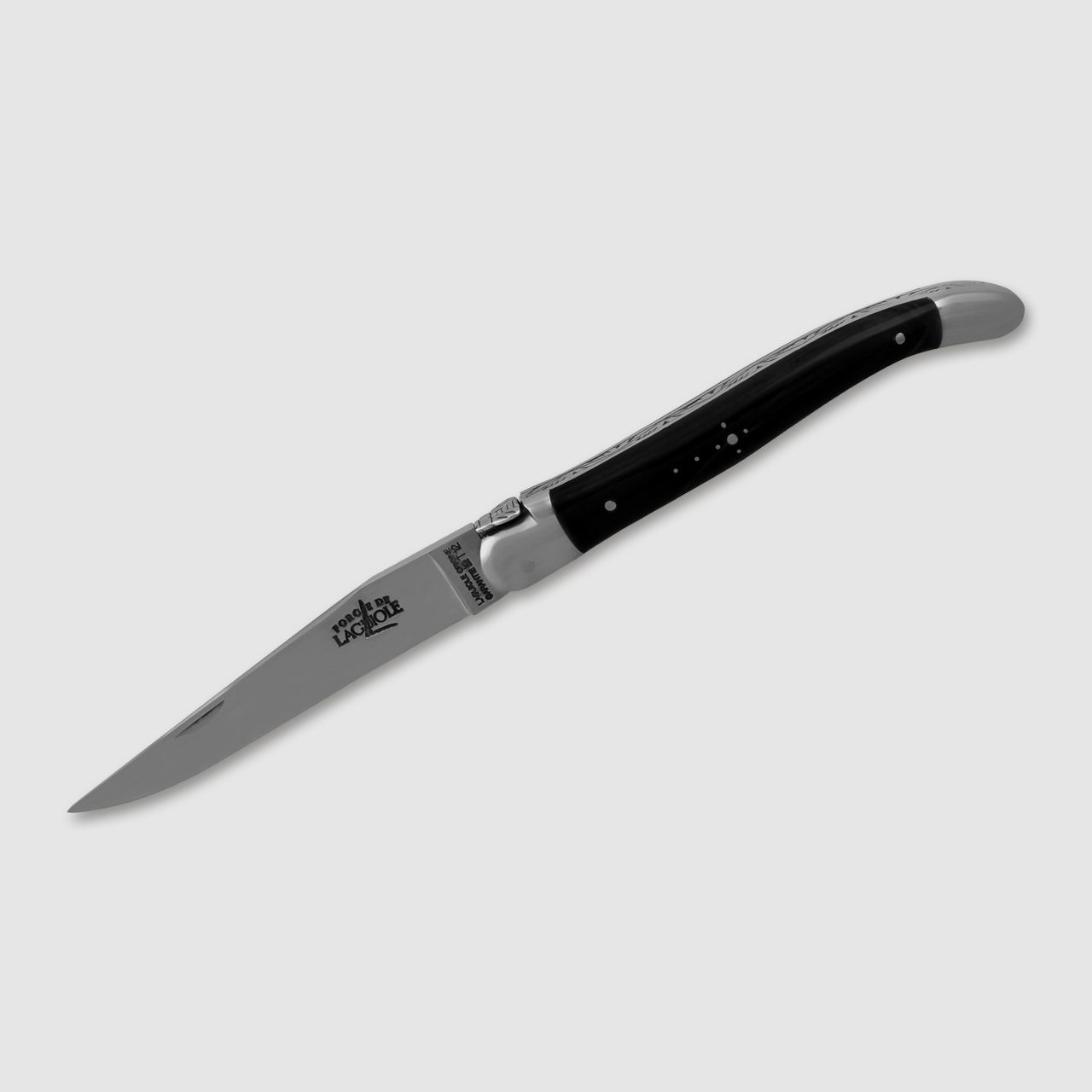 Laguiole Taschenmesser Forge de Laguiole Handziseliert Ebenholz 11