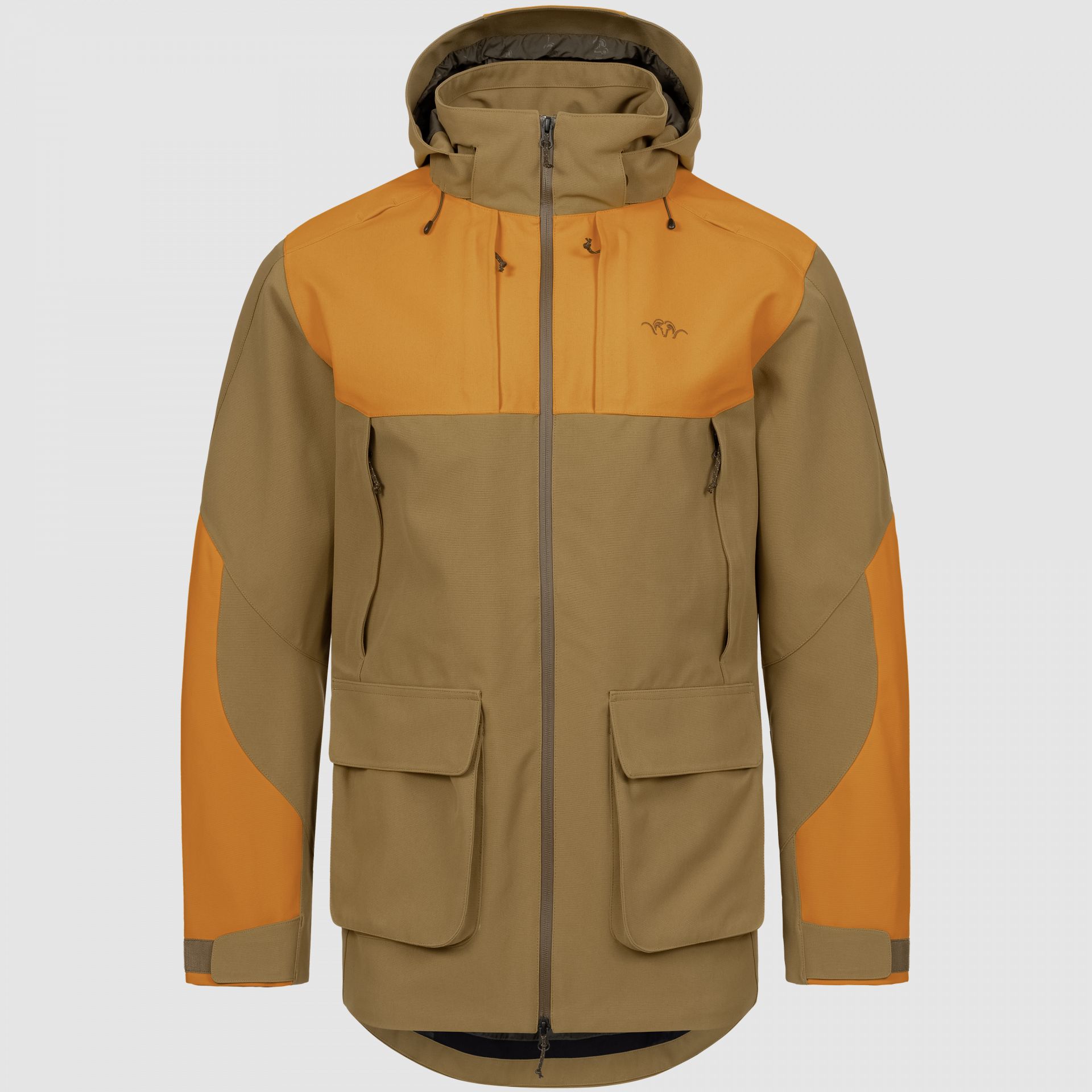 Blaser Herren Striker Jacke rubber braun / blaze orange
