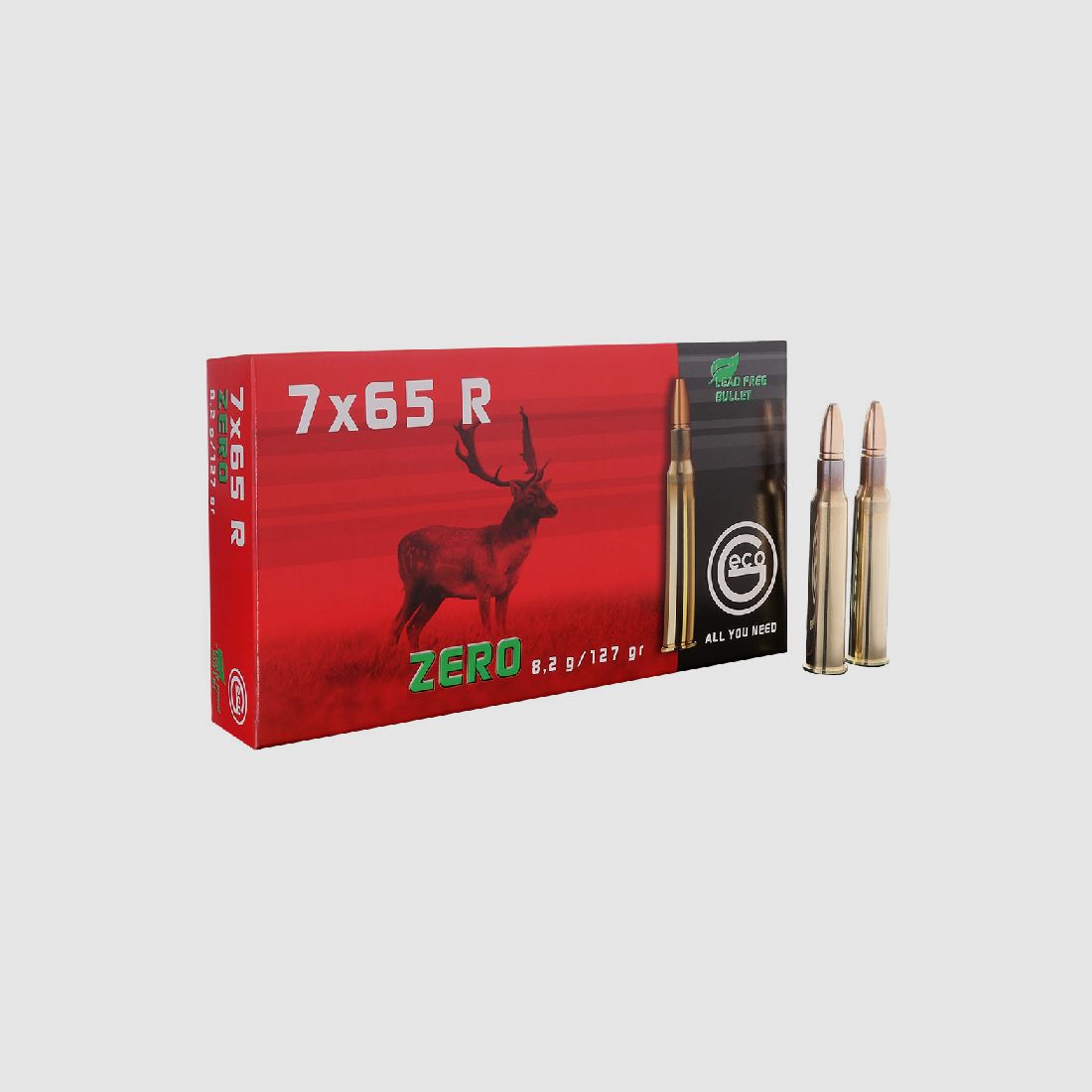 GECO 7x65R ZERO 8,2 g loodvrije geweerpatronen