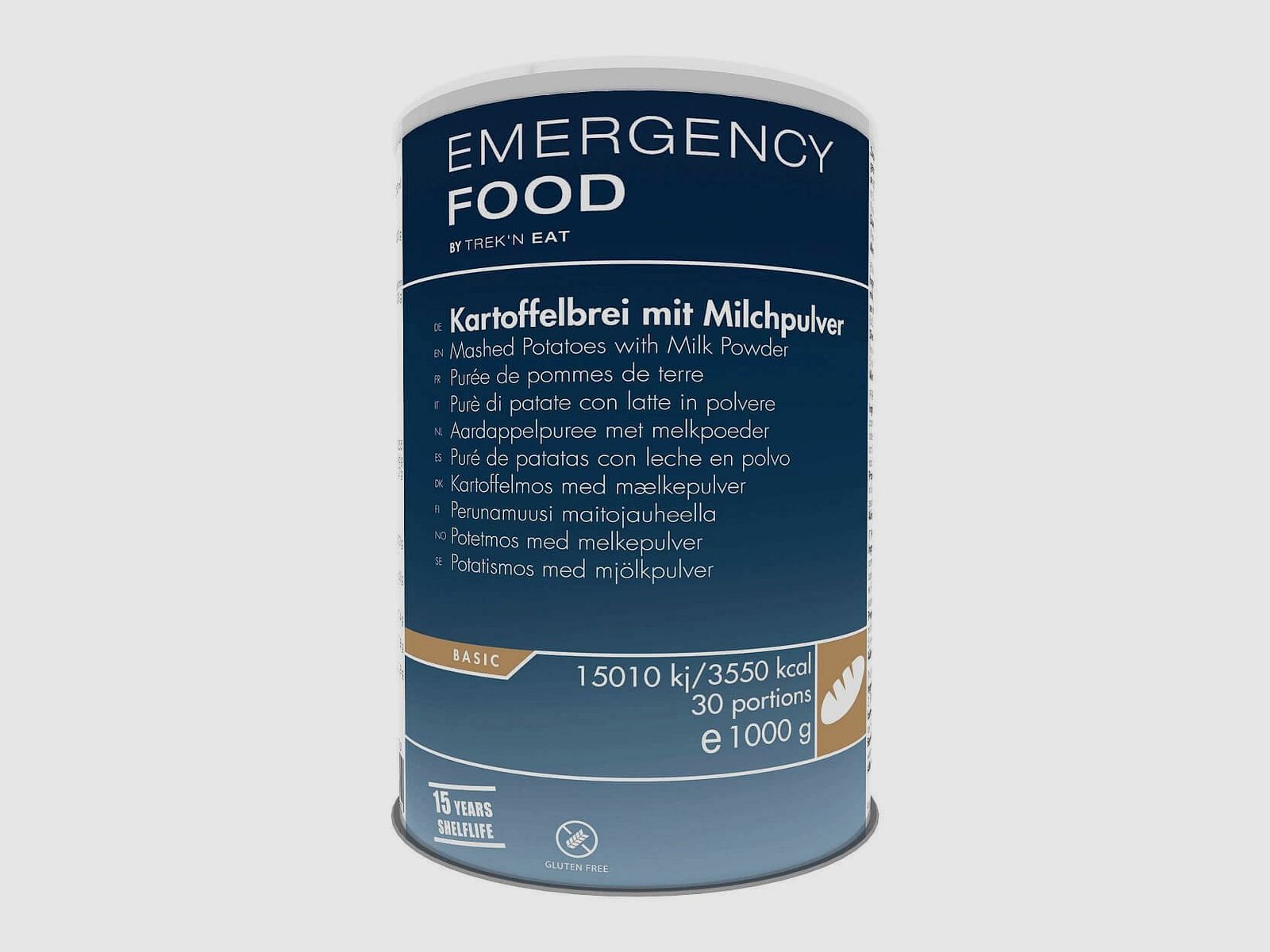 TREK'N EAT EMERGENCY FOOD Kartoffelbrei mit Milchpulver - 1.000 g