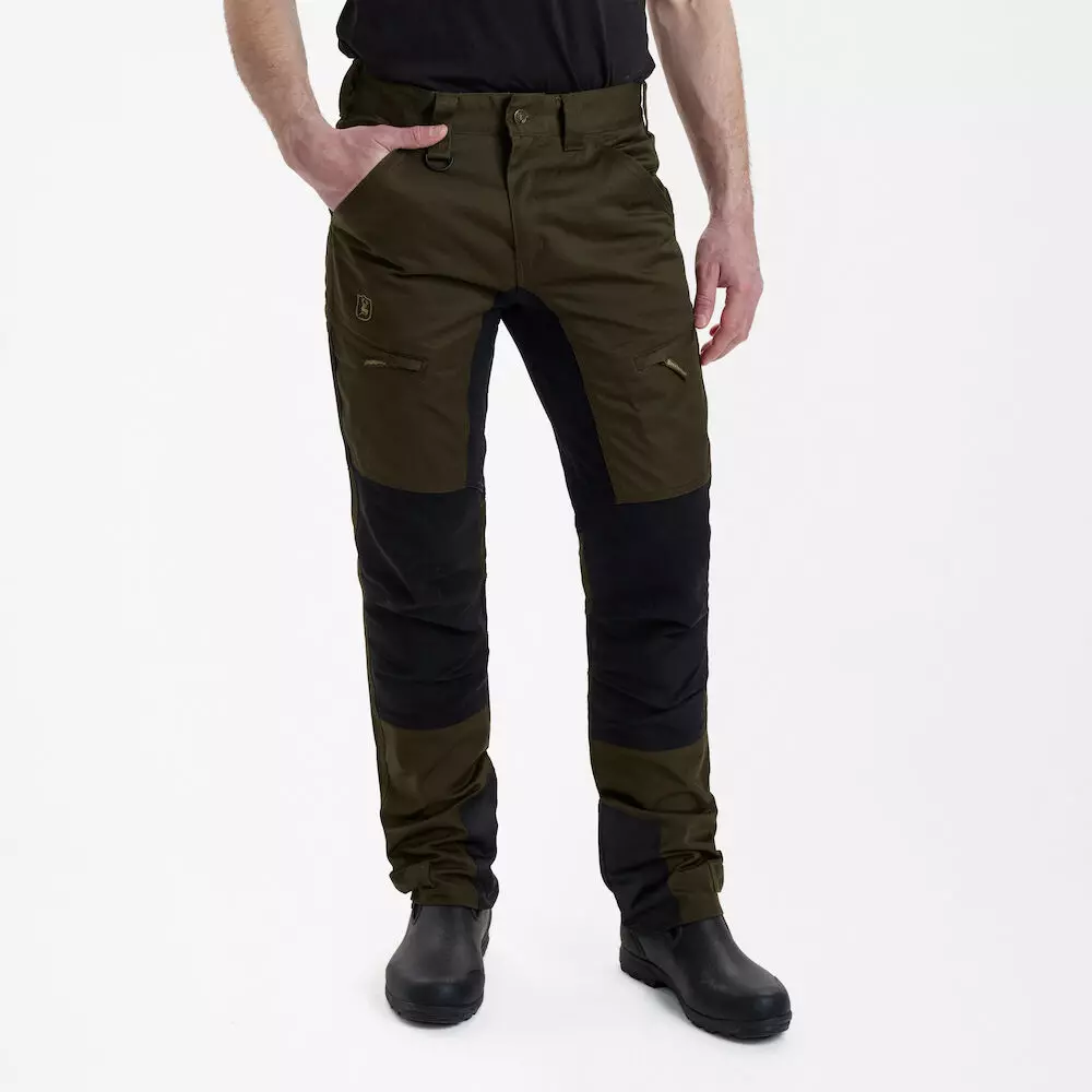 Pantalon stretch Rogaland avec contraste - Adventure Green, image 1 sur 5