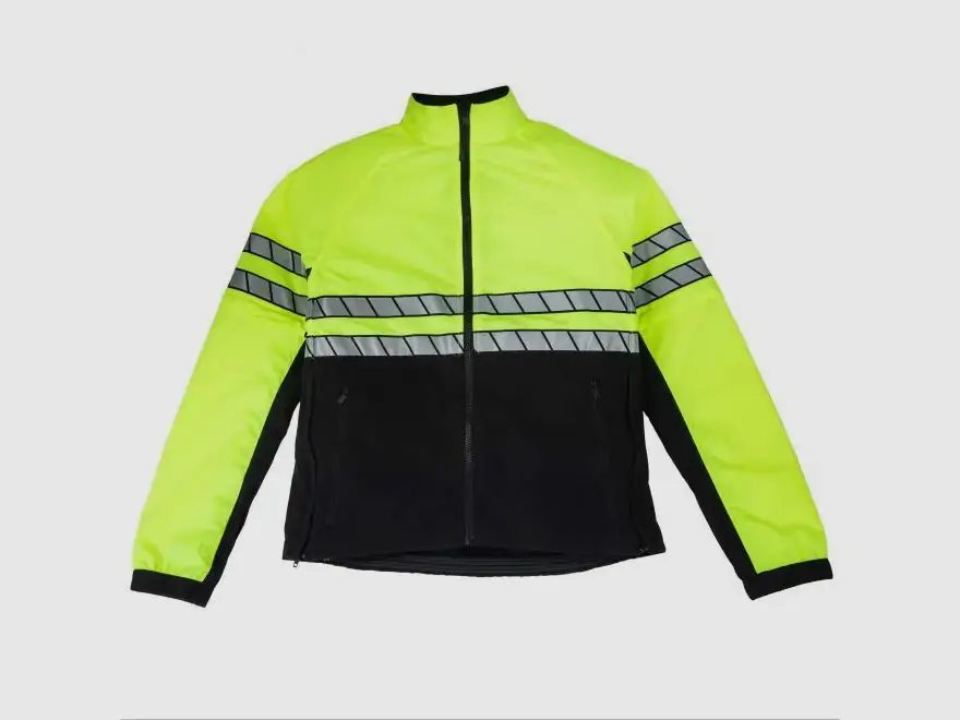 Kurtka rowerowa Techlite, Hi-Vis żółta, zdjęcie 1 z 2