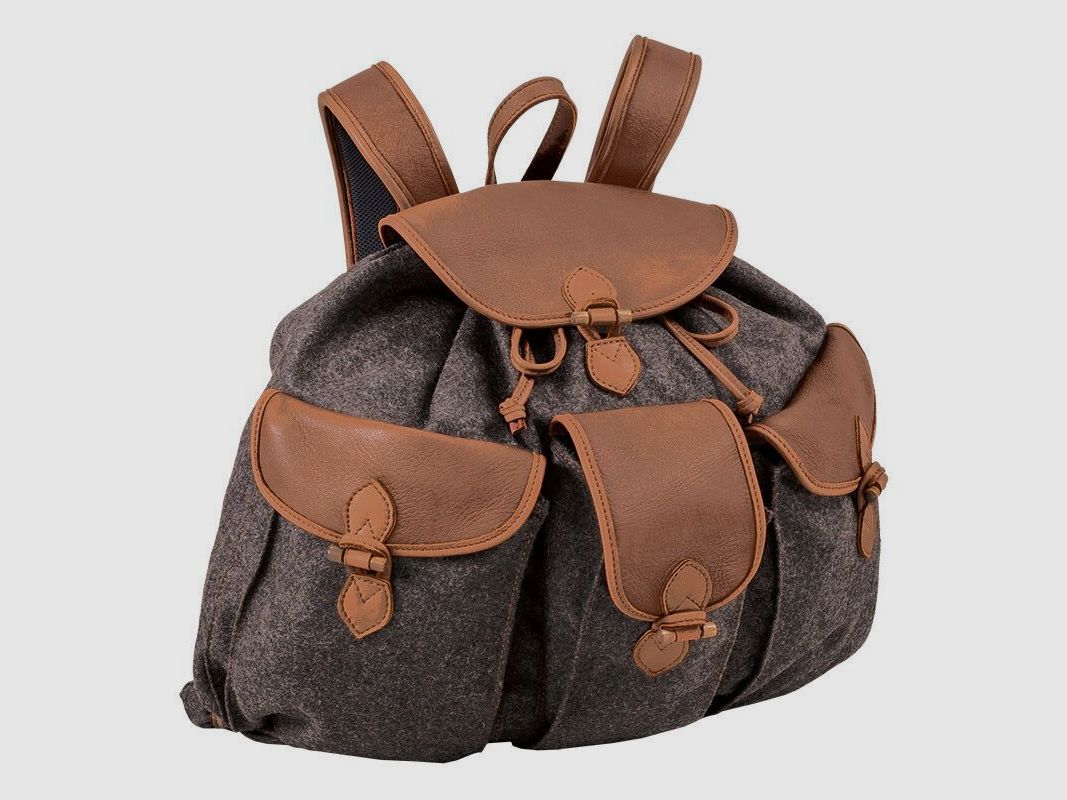 AKAH Lodenrucksack de Luxe mit Elchleder