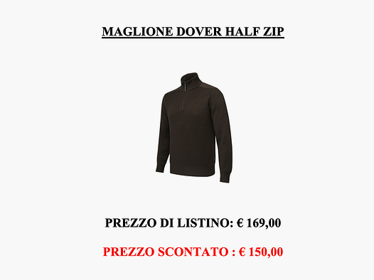 Beretta – MAGLIONE DOVER HALF ZIP TECH BRAUN