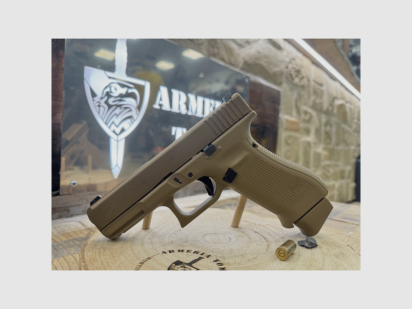 USADO – PISTOLA – GLOCK MOD. 19X FDE SPORT cal. 9×21, imagen 1 de 6