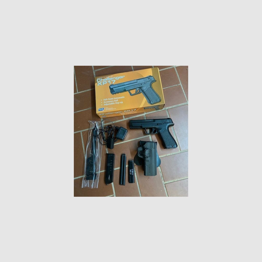 Ghallenger XP17 od ASG Nie Glock, kabura, duży magazynek