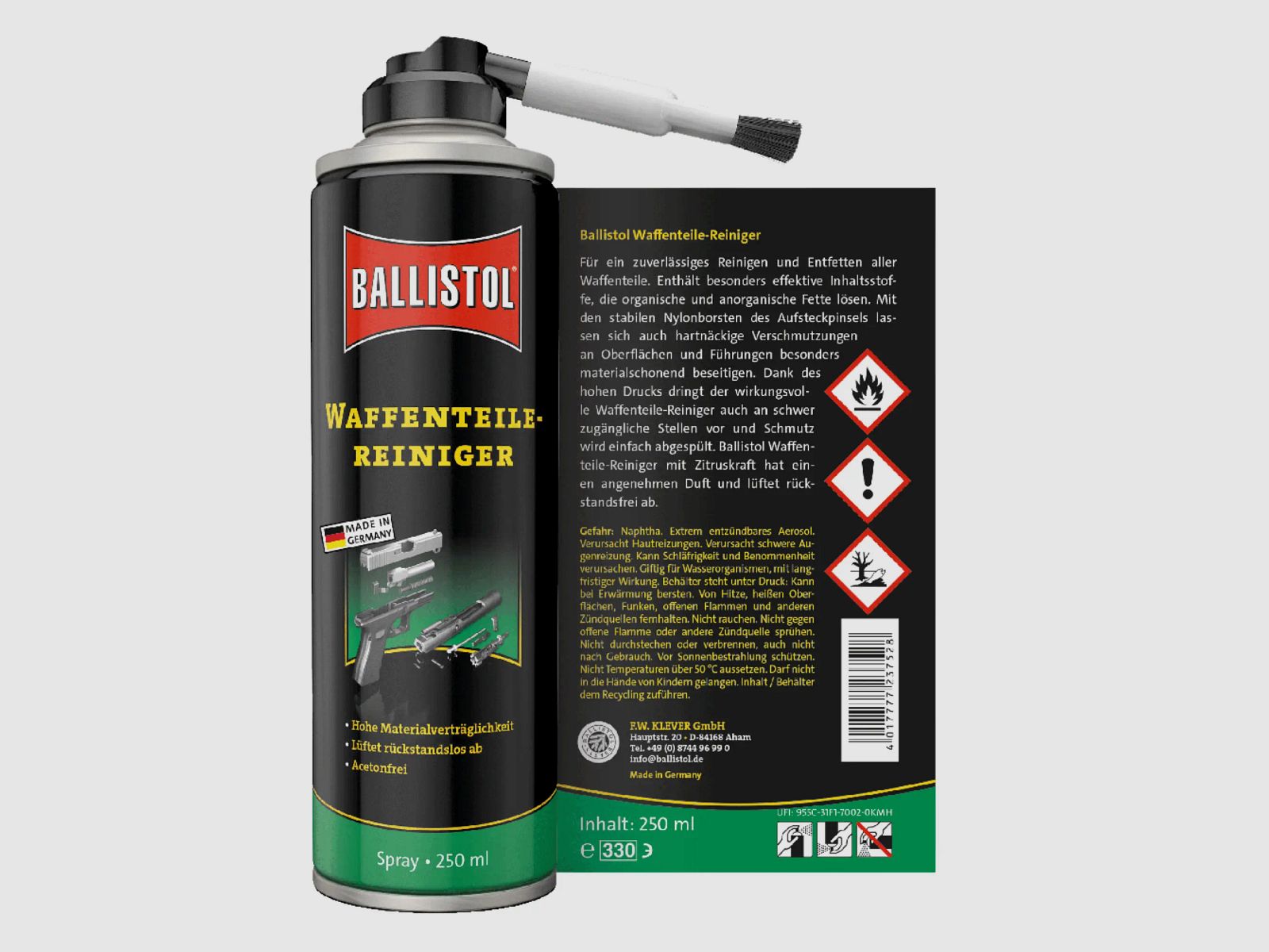 Ballistol detergente per armi (250 ml)