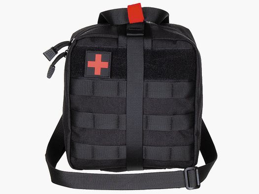 Borsa, Primo Soccorso, grande, "MOLLE IFAK", Nera