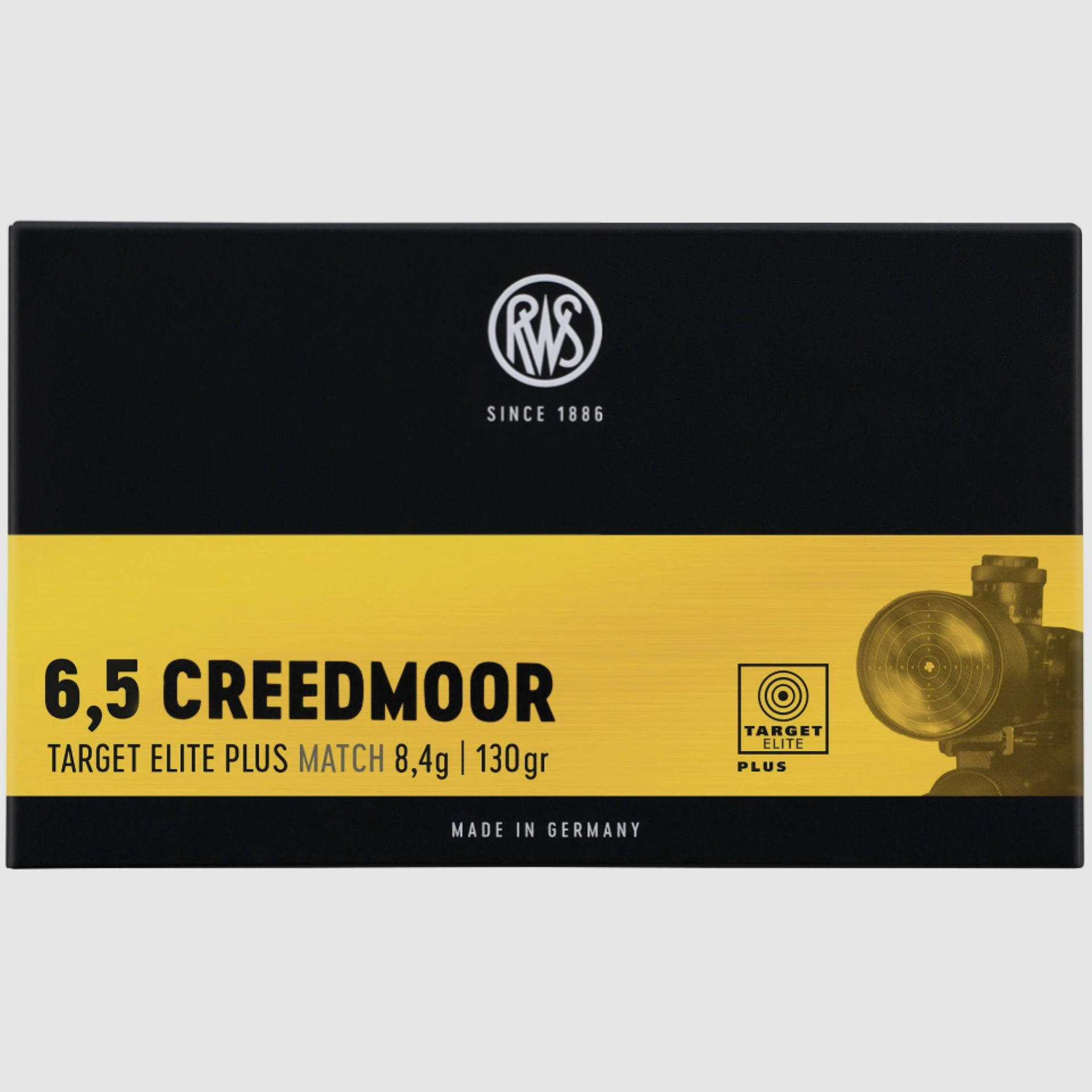 RWS 2409762 Target Elite Plus 6,5 Creedmoor Scorion 8,4g 130grs. Volle mantel