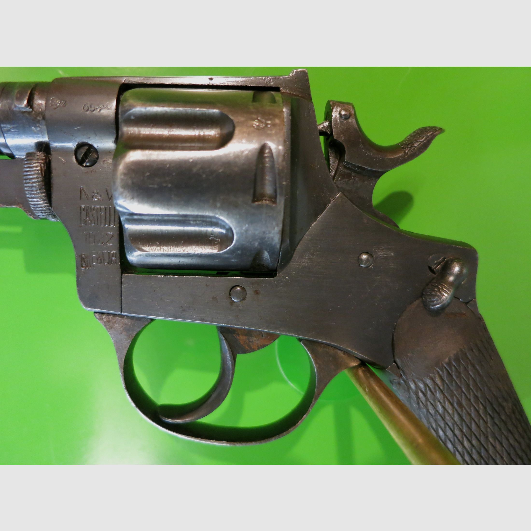 Revolver, Glisenti, Bodeo-Armeerevolver Modell Allegrito (erleichtertes Modell), 1922     #88-, Bild 11 von 12