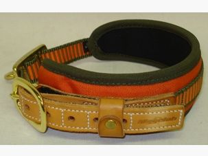 Schweißhalsung Gr.M - 48-60cm Orange/Olive