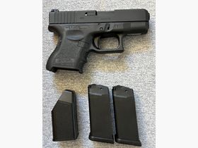 Glock 26 pistol caliber 9mm Luger new! Top
