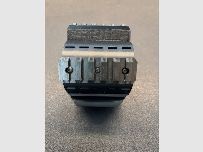 HP Max Mk1 / Mk2 | Bottle Clamp mit 3x Picatinny-Schienen - 6,5cm
