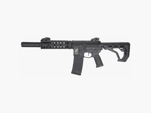 AR15 SilentOps 7 Calowe CHARLIE EAGLE ETU Czarny S-AEG Karabin Airsoft Wolny od 18 Lat | Delta Armory