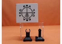 Recknagel Era-Tac mira notturno (T0541-2355) stile HK 1,35mm punto, alluminio nero per profilo Picatinny, con punto pieghevole