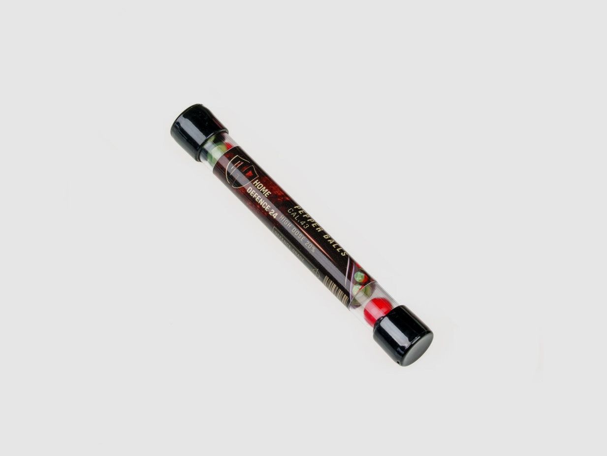 Pepper Balls Cal.43 | HIGH-DOSIS 20% | ACHTUNG | Walther PPQ M2 | T4E TPM1 | Glock17