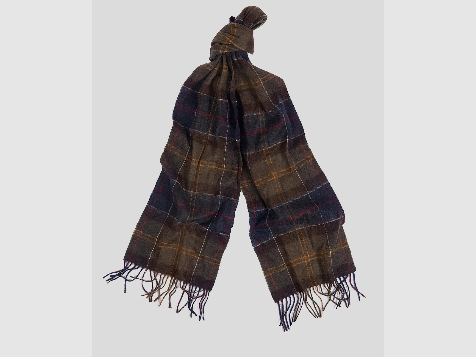 Barbour Tartan Schal aus Lammwolle & Cashmere