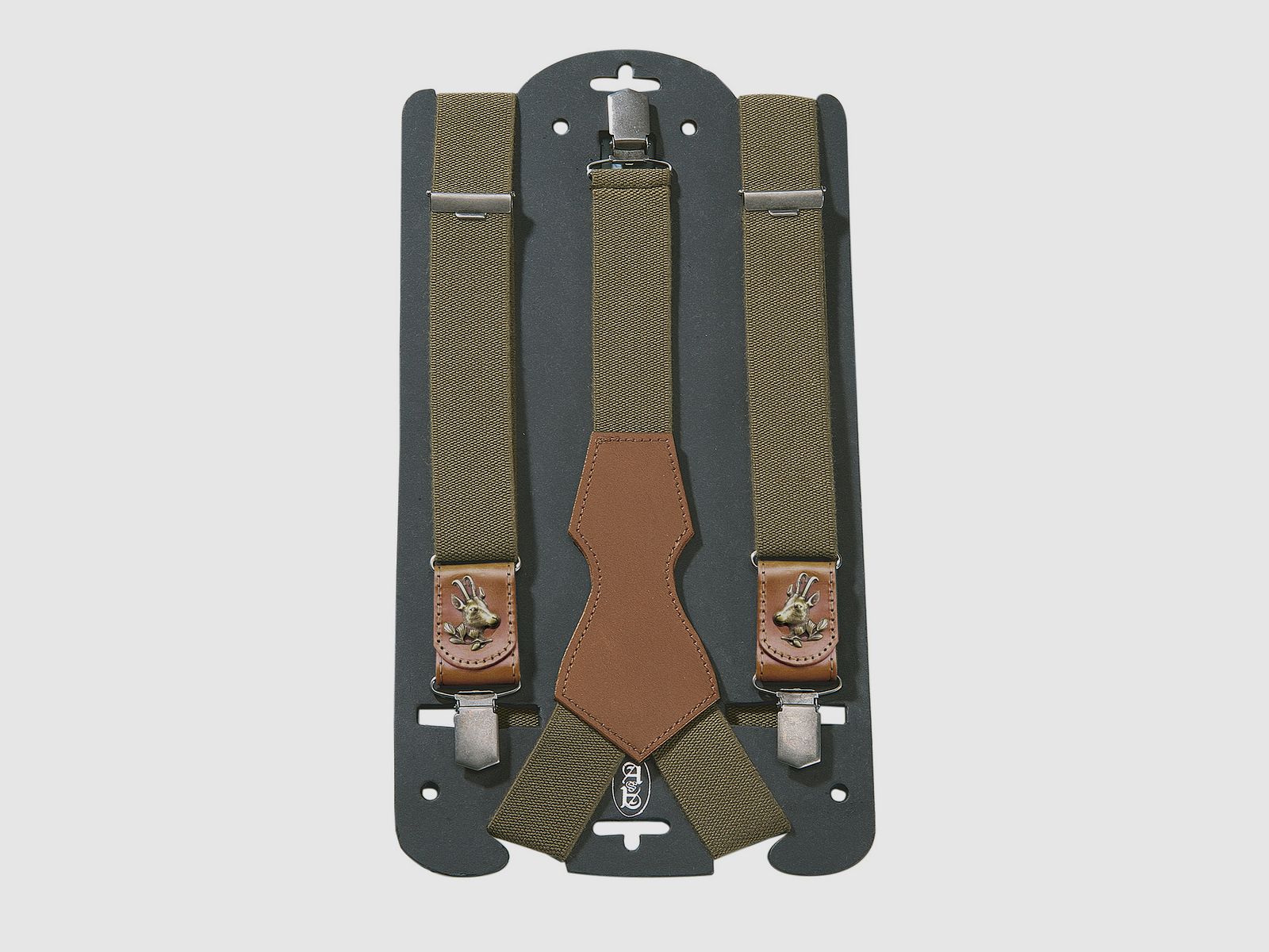 Hosenträger aus Leder Gams