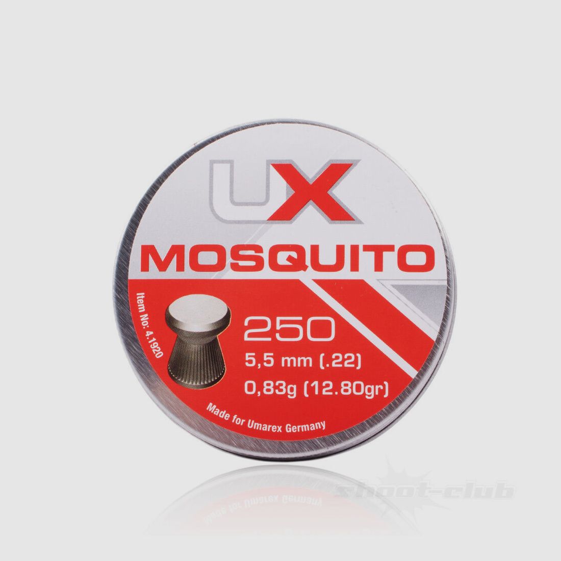 UMAREX Mosquito G2 Diabolo à Tête Plate 5,5mm / 0,83 g / 250 pcs