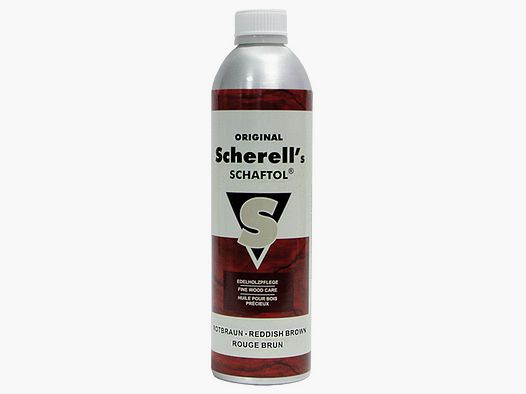 Scherell's Schaftol rotbraun, 500ml