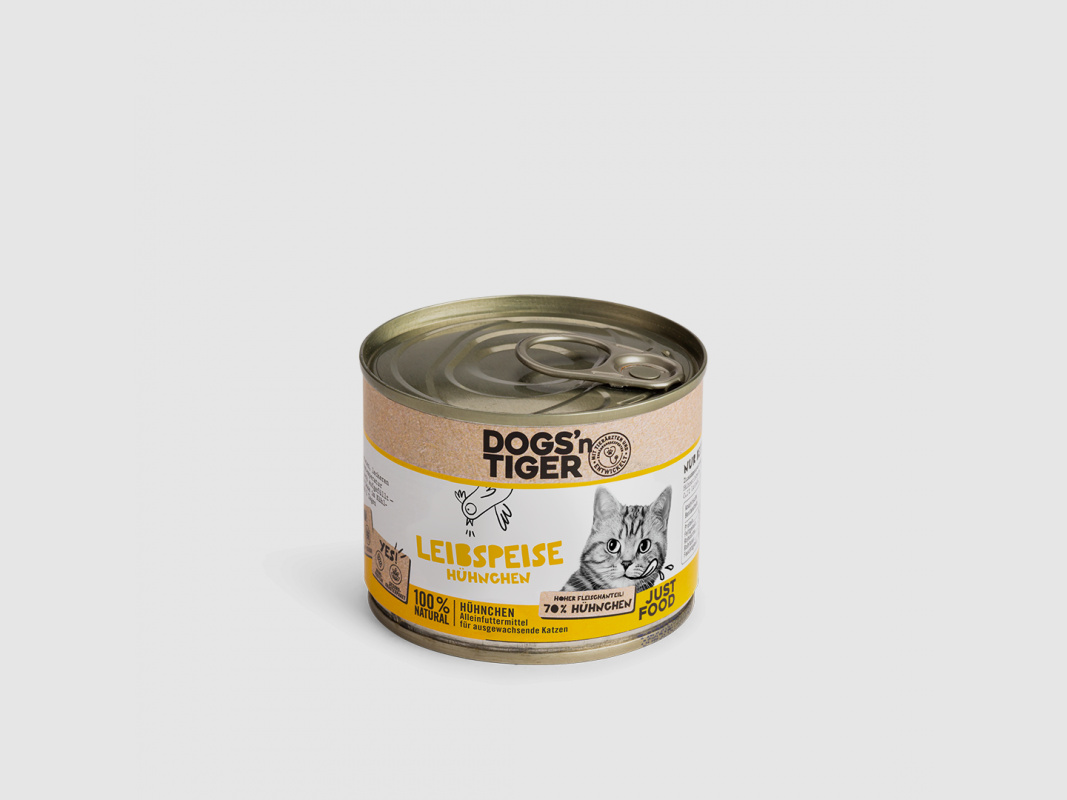 Dogs’n Tiger Katzennassfutter Leibspeise 200g