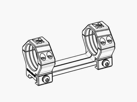 ZCO Zero Compromise Slim Line Block Mounting 36 mm H 30 / 12 FDE