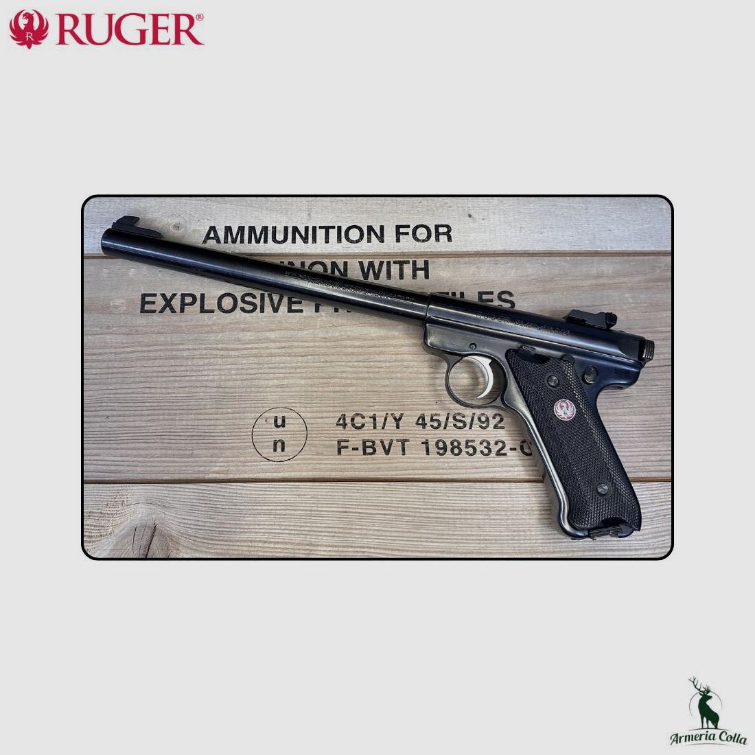 Ruger Halbautomatische Pistole Mark II Target Kal. .22Lr Art. usa4/266 *GEBRAUCHT*, Bild 2 von 2