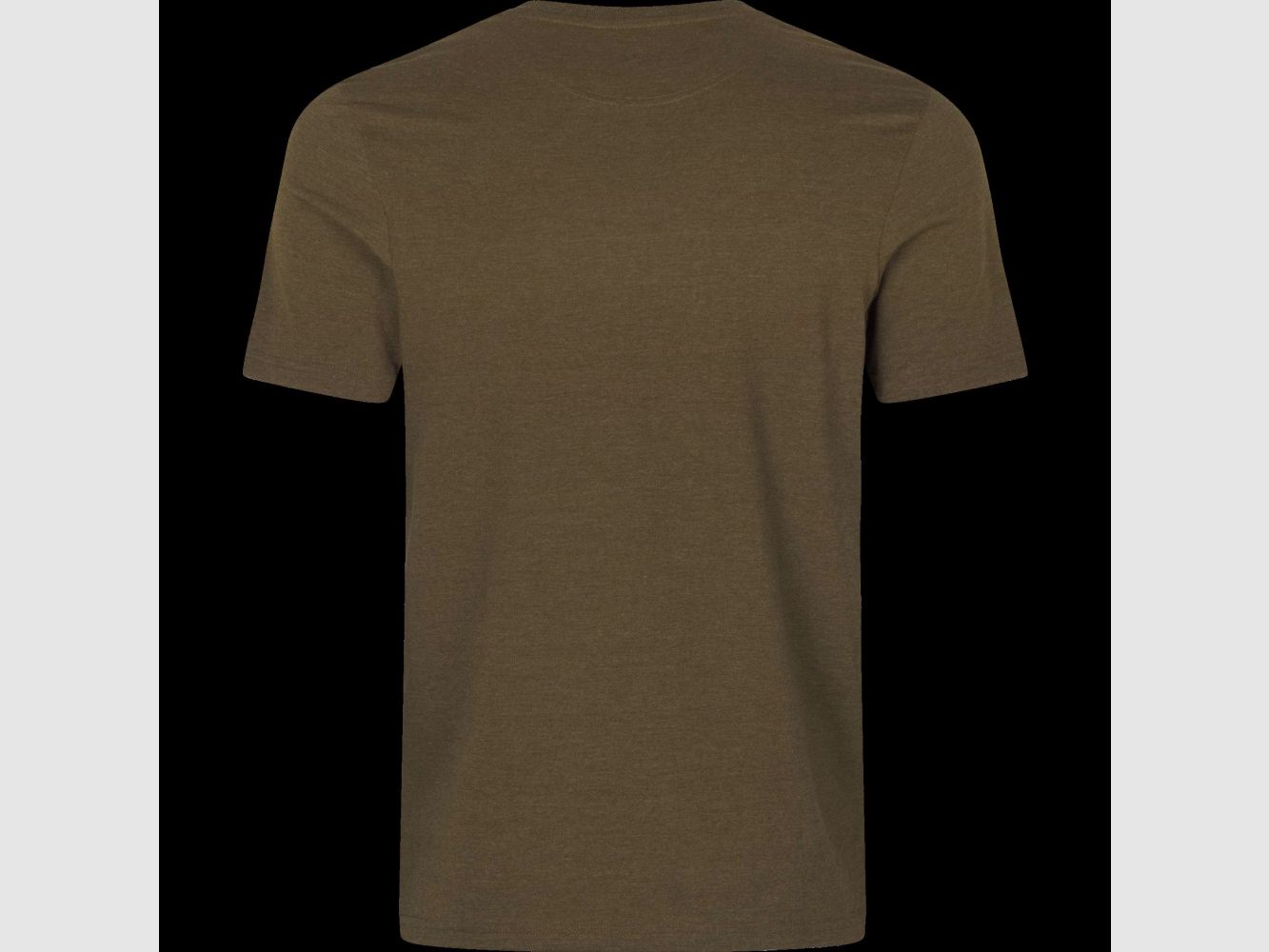 T-SHIRT SEELAND BIRD LOVER DONKER OLIVE MELANGE 40349, afbeelding 5 van 5