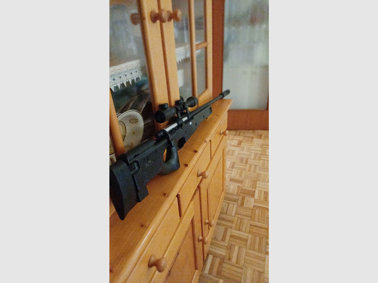 AGM Mauser L96 black sport rifle