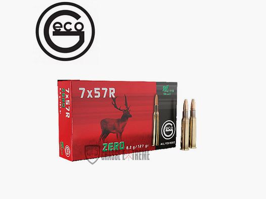 20 cartridges GECO cal 7x57R 127gr ZERO