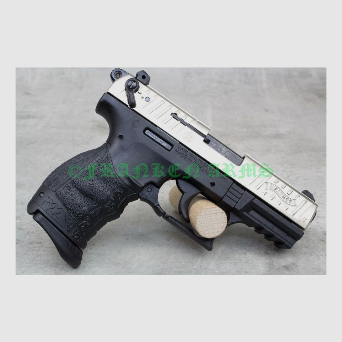 Walther P22Q 9mm P.A. Nichelato