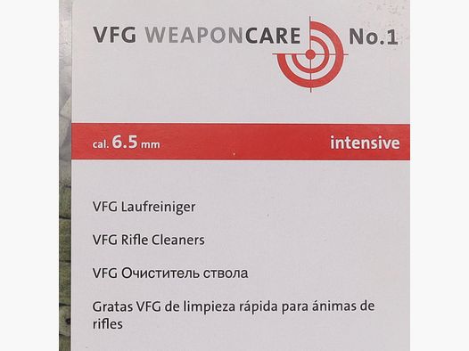 VFG Running Cleaner ''Intensive'' - 6.5mm (50 pcs.)