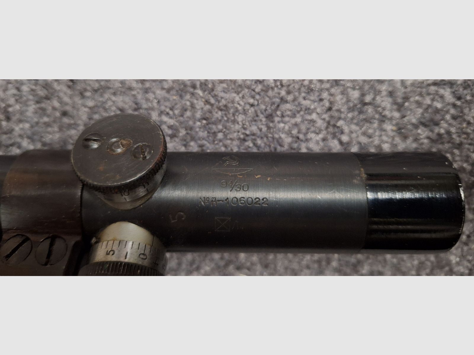 Mosin 91/30 PU telescopio con montaje lateral no SVT 40 Tokarev