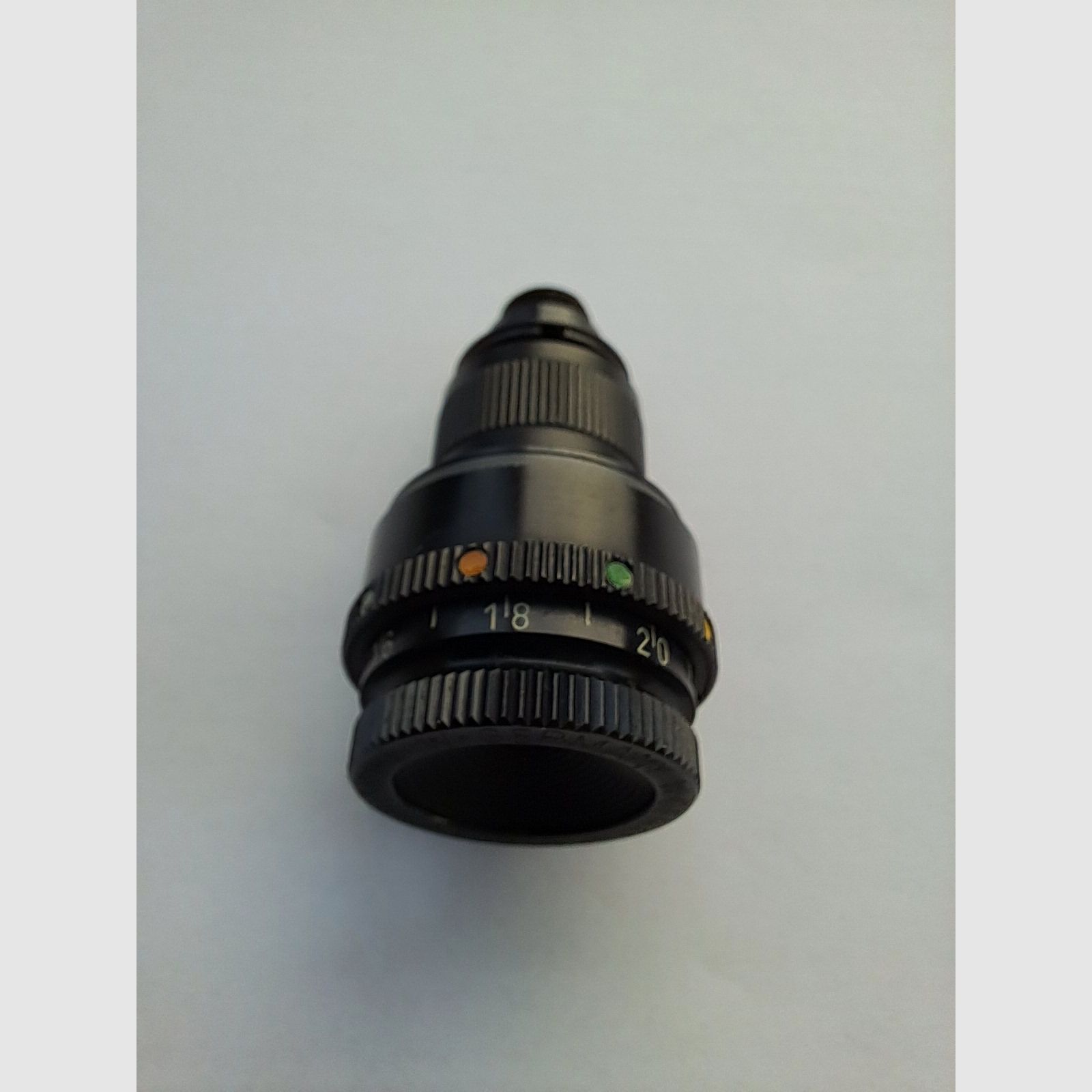 Gehmann D75 mit Irisblende, Farbfilter und Dioptrien 