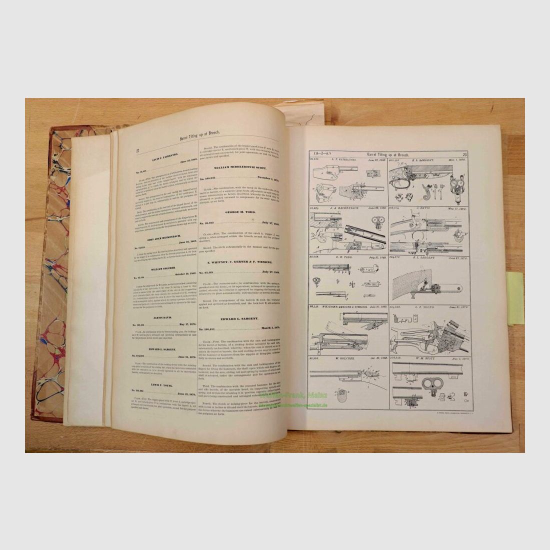 EE. UU., Diversos libros sobre armas de carga por culata y cargadores