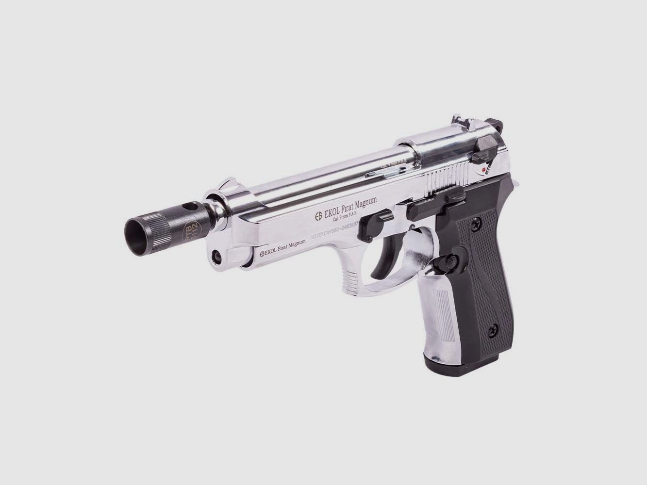 Ekol Firat Magnum Pistola a salve 9mm P.A.K. cromo